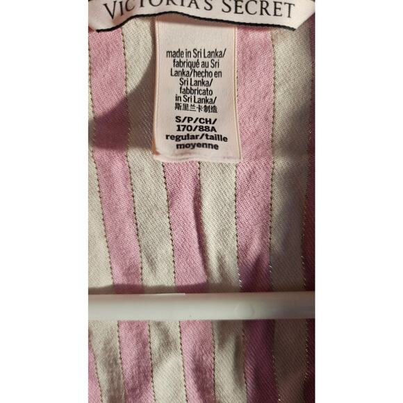Victoria Secret Pink and White Striped Shirt - Picture 2 of 3